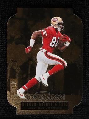 1996 Upper Deck Collector's Choice Update - Record Breaking Trio #3 - Jerry Rice