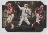 Joe Montana, Dan Marino, Jerry Rice