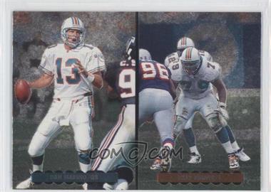 1996 Upper Deck Silver Collection - Helmet Cards #AE3 - Dan Marino, Billy Milner