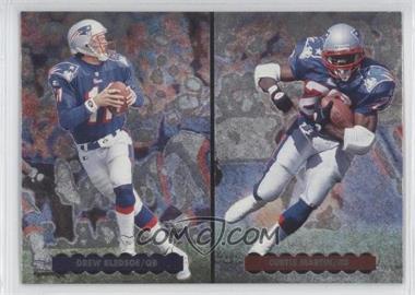 1996 Upper Deck Silver Collection - Helmet Cards #AE5 - Drew Bledsoe, Curtis Martin