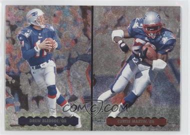 1996 Upper Deck Silver Collection - Helmet Cards #AE5 - Drew Bledsoe, Curtis Martin