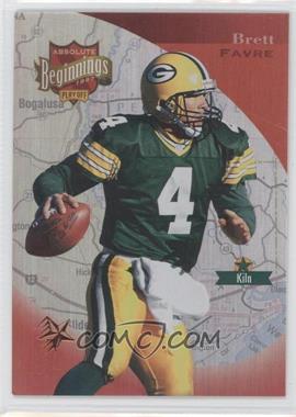 1997 Absolute Beginnings - [Base] - Bronze Redemption #151 - Brett Favre