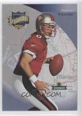1997 Absolute Beginnings - [Base] #107 - Steve Young