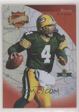 1997 Absolute Beginnings - [Base] #151 - Brett Favre