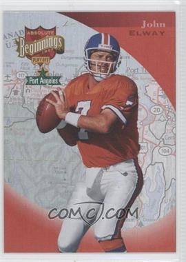 1997 Absolute Beginnings - [Base] #200 - John Elway