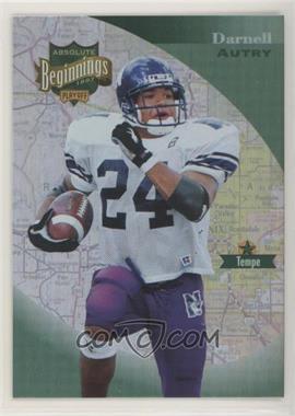 1997 Absolute Beginnings - [Base] #38 - Darnell Autry