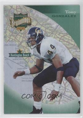 1997 Absolute Beginnings - [Base] #62 - Tony Gonzalez