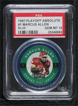 1997 Absolute Beginnings - Chip Shot - Blue #1 - Marcus Allen [PSA 10 GEM MT]