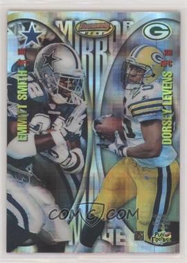 1997 Bowman's Best - Mirror Image - Atomic Refractor #MI4 - Emmitt Smith, Dorsey Levens, Marcus Allen, Eddie George