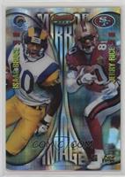 Isaac Bruce, Jerry Rice, Marvin Harrison, Tony Martin