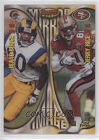 Isaac Bruce, Jerry Rice, Marvin Harrison, Tony Martin