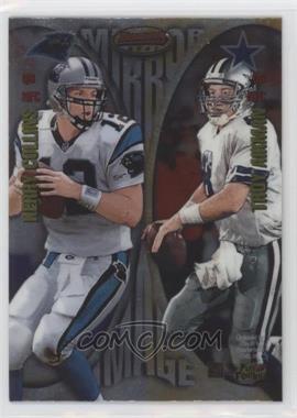 1997 Bowman's Best - Mirror Image #MI3 - Kerry Collins, Troy Aikman, Kordell Stewart, Vinny Testaverde