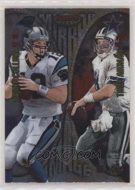 1997 Bowman's Best - Mirror Image #MI3 - Kerry Collins, Troy Aikman, Kordell Stewart, Vinny Testaverde