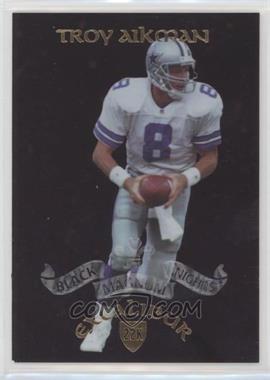 1997 Collector's Edge Excalibur - 22K Knights - Magnum Black Blank Back #01 - Troy Aikman