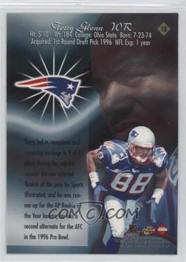 1997 Collector's Edge Extreme - Game Gear Quads - Miscut Congratulation Front #13 - Terry Glenn