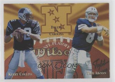 1997 Collector's Edge Masters - Gameball - Holofoil Blank Back Proof #_KCTA - Kerry Collins, Troy Aikman