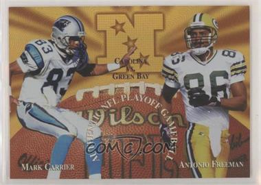 1997 Collector's Edge Masters - Gameball - Holofoil Blank Back Proof #_MCAF - Mark Carrier, Antonio Freeman