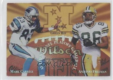 1997 Collector's Edge Masters - Gameball - Holofoil Blank Back Proof #_MCAF - Mark Carrier, Antonio Freeman