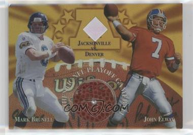 1997 Collector's Edge Masters - Gameball - Holofoil Diamond #6 - John Elway, Mark Brunell