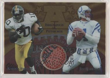 1997 Collector's Edge Masters - Gameball #4 - Kordell Stewart, Jim Harbaugh