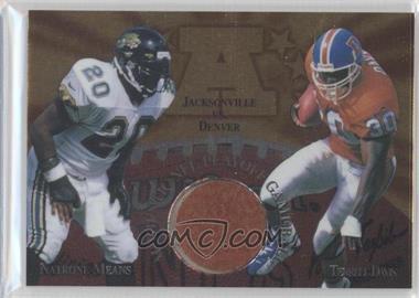 1997 Collector's Edge Masters - Gameball #5 - Natrone Means, Terrell Davis