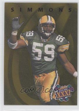 1997 Collector's Edge Masters - Packers Super Bowl XXXI - Gold #5 - Wayne Simmons /1000