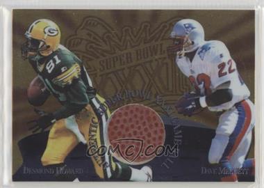 1997 Collector's Edge Masters - Super Bowl XXXI Gameball #3 - Desmond Howard, Dave Meggett