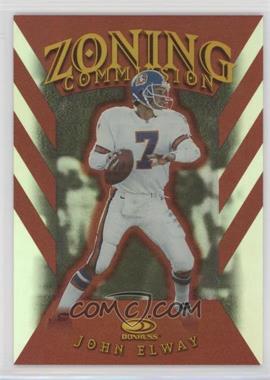 1997 Donruss - Zoning Commission - Promos #8 - John Elway /5000