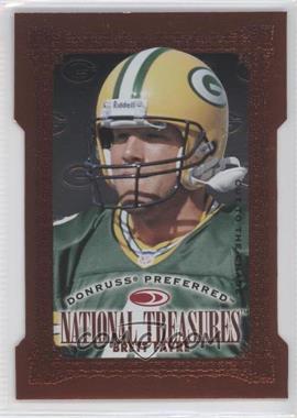 1997 Donruss Preferred - [Base] - Cut to the Chase #124 - National Treasures - Brett Favre