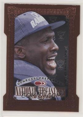 1997 Donruss Preferred - [Base] - Cut to the Chase #144 - National Treasures - Tim Brown