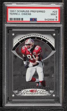 1997 Donruss Preferred - [Base] #23 - Terrell Owens [PSA 9 MINT]