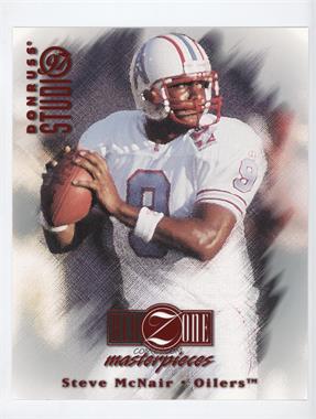 1997 Donruss Studio - Red Zone Masterpieces - 8 x 10 #16 - Steve McNair /3500