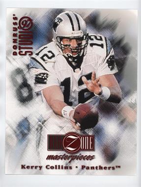 1997 Donruss Studio - Red Zone Masterpieces - 8 x 10 #6 - Kerry Collins /3500