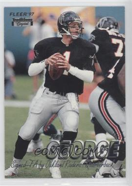 1997 Fleer - [Base] - Traditions Crystal #125 - Jeff George