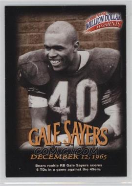 1997 Fleer - Million Dollar Moments Contest #17 - Gale Sayers