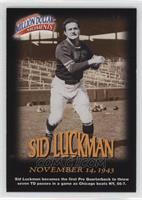 Sid Luckman