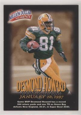 1997 Fleer - Million Dollar Moments Contest #30 - Desmond Howard