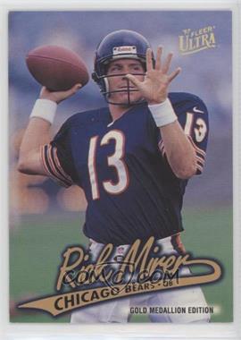 1997 Fleer Ultra - [Base] - Gold Medallion Edition #G201 - Rick Mirer