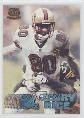 1997 Pacific Crown Collection - [Base] - Platinum Blue #375 - Jerry Rice