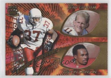 1997 Pacific Crown Collection - Team Checklists #1 - Kent Graham, LeShon Johnson, Larry Centers
