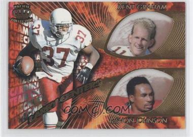 1997 Pacific Crown Collection - Team Checklists #1 - Kent Graham, LeShon Johnson, Larry Centers