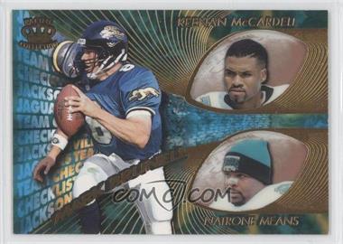 1997 Pacific Crown Collection - Team Checklists #14 - Keenan McCardell, Natrone Means, Mark Brunell