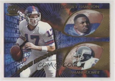 1997 Pacific Crown Collection - Team Checklists #20 - Dave Brown, Rodney Hampton, Amani Toomer