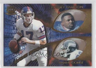 1997 Pacific Crown Collection - Team Checklists #20 - Dave Brown, Rodney Hampton, Amani Toomer