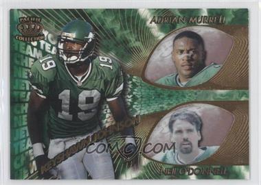 1997 Pacific Crown Collection - Team Checklists #21 - Keyshawn Johnson, Adrian Murrell, Neil O'Donnell
