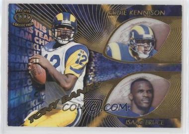 1997 Pacific Crown Collection - Team Checklists #25 - Tony Banks, Eddie Kennison, Isaac Bruce [Good to VG‑EX]