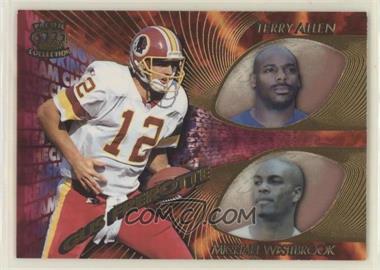 1997 Pacific Crown Collection - Team Checklists #30 - Terry Allen, Michael Westbrook, Gus Frerotte