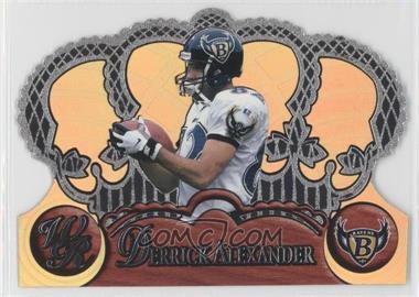 1997 Pacific Crown Royale - [Base] - Gold Holofoil #10 - Derrick Alexander