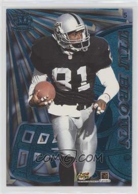 1997 Pacific Dynagon Prism - Tandems #5 - Tim Brown, Michael Irvin [EX to NM]