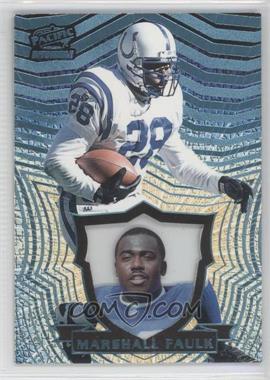 1997 Pacific Invincible - [Base] - Platinum Blue #61 - Marshall Faulk